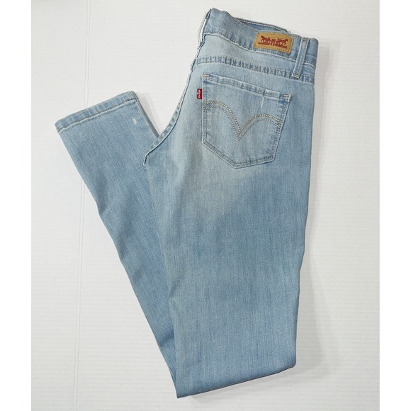 Levi's 524 Too Superlow Jeans Women's 26 Blue Skinny Low Rise Vintage Y2K - Picture 1 of 7